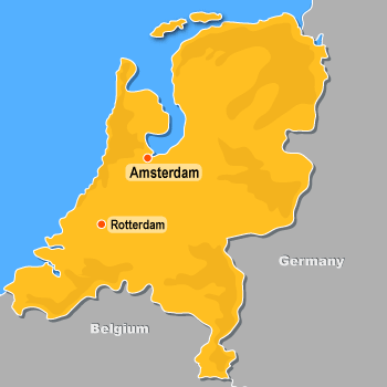 Netherlands map